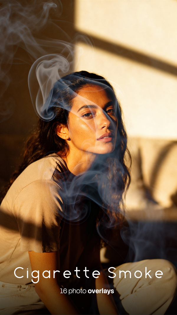 Cigarette Smoke Overlays (16 JPG files)
