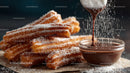 Churros with Chocolate Sauce A Delicious Traditional Dessert