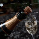 Elegant Champagne Bottle with Cork Ready to Pop for Celebration