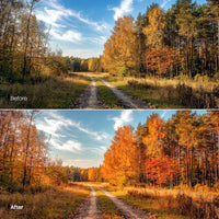 outdoor photography edit with Cozy Autumn Leaves Palette Lightroom presets