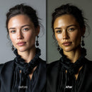 portrait photography edit with Dark Fashion Editorial Lightroom presets