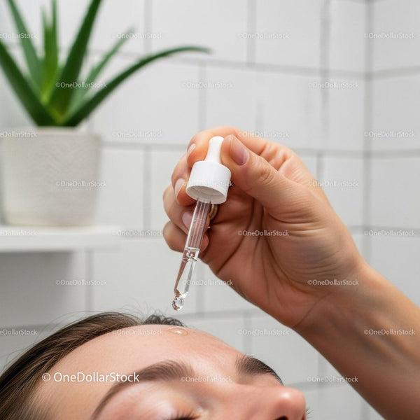 Pipeta do serum do pielęgnacji skóry twarzy - uroda i wellness