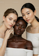 Portrait of Diverse Women with Confident Expressions in Studio Setting