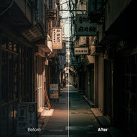 Street Reportage XMP presets color grading preview