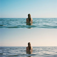 color grading preview with Holiday Postcard LUT Pack