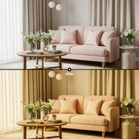Before and after Dark Interior LUT Pack effect