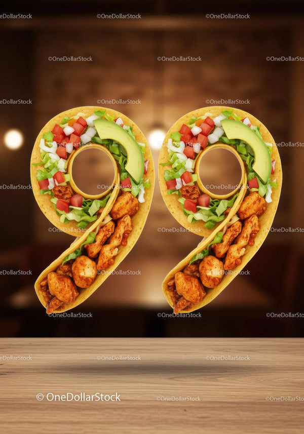 Creative Burrito Number 99 Made with Fresh Ingredients