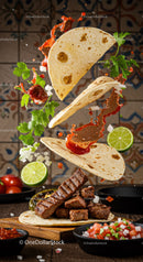 Grilled Beef Tacos with Fresh Salsa and Lime