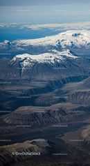 Majestic Snow Capped Mountain Range with Rugged Terrain and Scenery