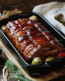 Succulent Glazed Roast Pork Slices with Juicy Flavor