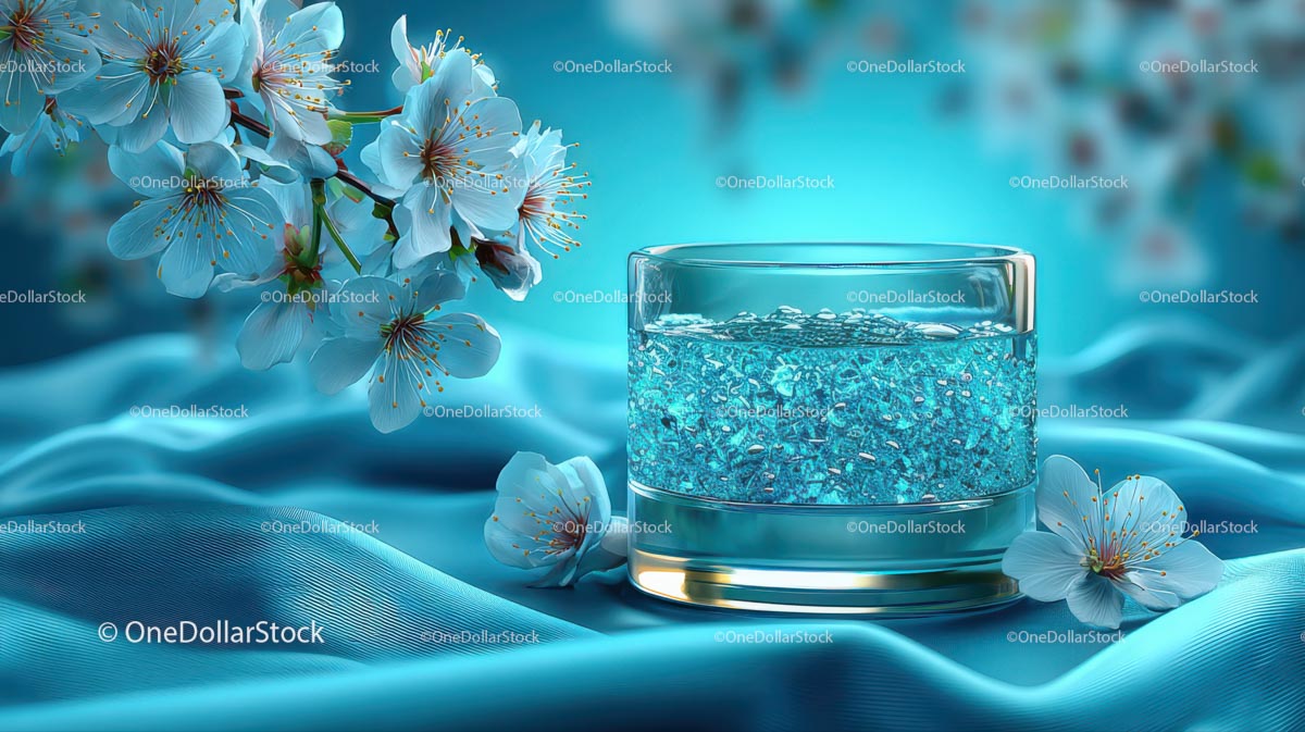 Refreshing Drink Surrounded by Delicate Cherry Blossoms (33 Images)