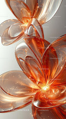 Elegant Swirling Glass Sculptures for Modern Home Decor