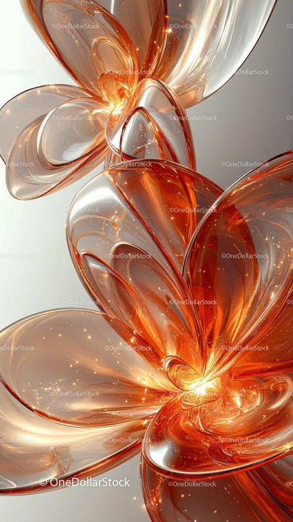 Elegant Swirling Glass Sculptures for Modern Home Decor