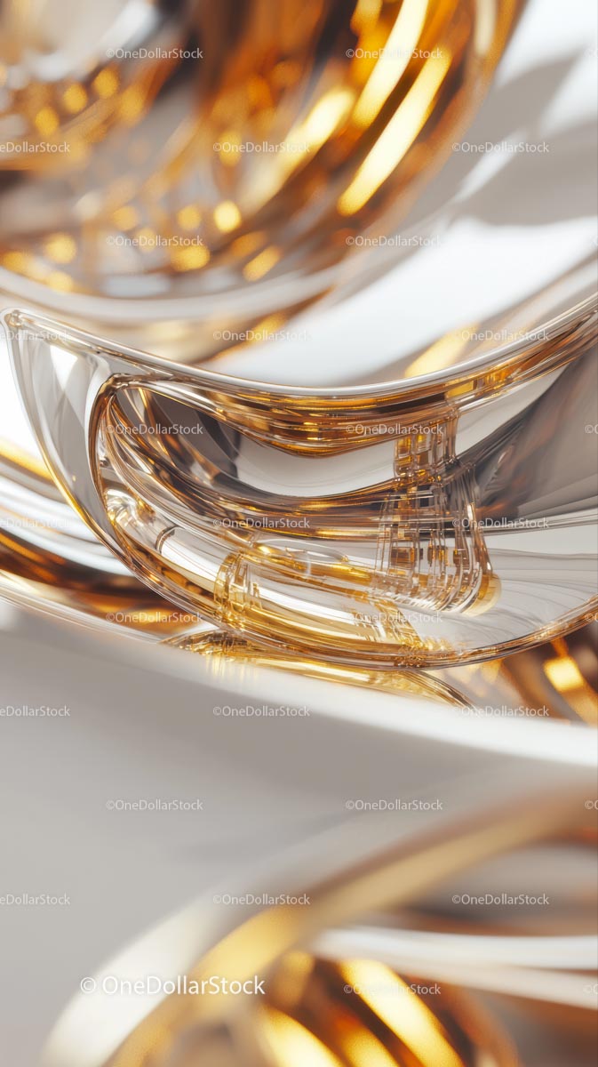 Elegant Silver and Gold Intertwined Spoons for Luxury Dining
