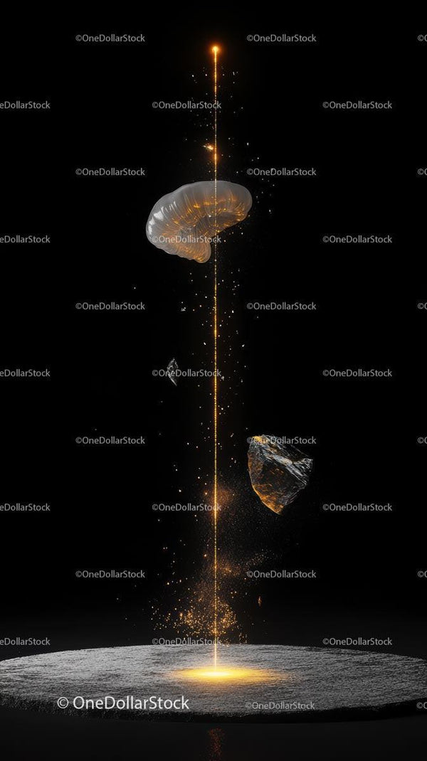 Spektakularna Kosmiczna Eksplozja z Mgławicą i Fragmentami Asteroidów