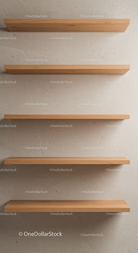 Minimalist Wooden Shelves for Modern Interior Decor