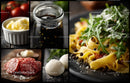 Fresh Pasta Salad with Arugula, Black Pepper and Cheese