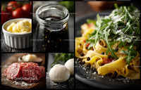 Fresh Pasta Salad with Arugula, Black Pepper and Cheese