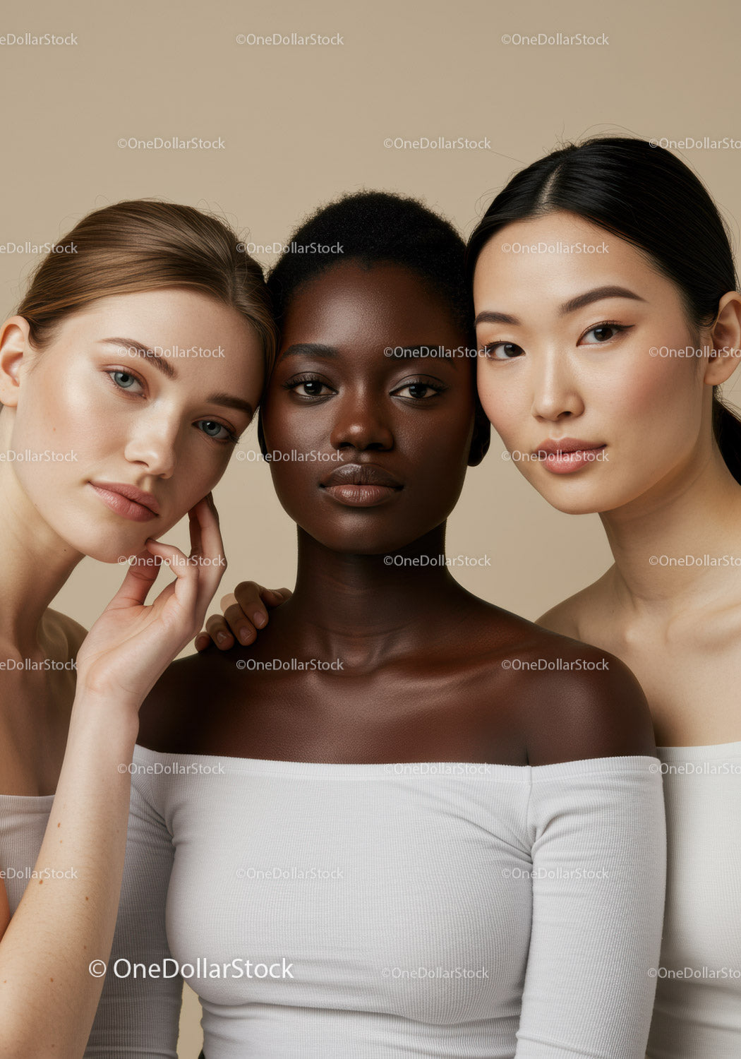 Diverse Group of Women Portrait Showing Confidence and Beauty