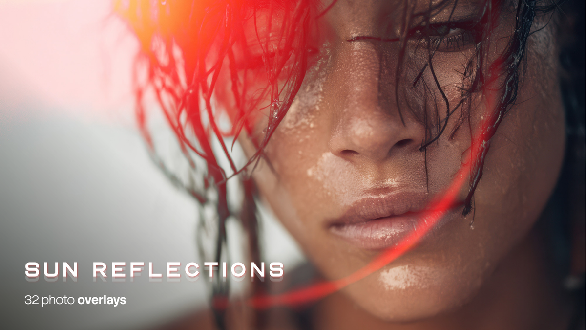 Sun Reflections Photo Overlays (32 JPG Files)