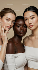 Diverse Female Portrait Showcasing Natural Beauty and Confidence