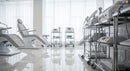 Modern Hospital Room with Advanced Medical Equipment and Patient Beds