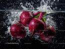 Fresh Red Beets Underwater Splash in Vibrant Food Photography