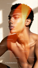 photo editing preview with Fire Reflections Photo Overlays
