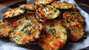 Crispy Breaded Zucchini Slices with Herbs and Garlic