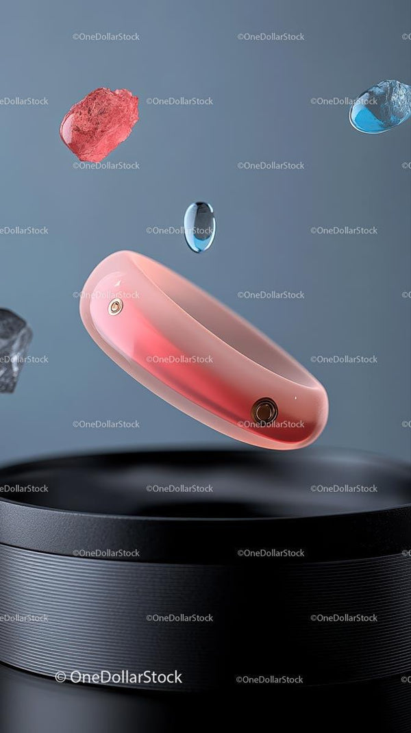 Innowacyjny różowy tracker fitness z monitorowaniem natlenienia krwi
