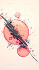 Colorful Chemical Reaction with Liquids in Laboratory Petri Dish