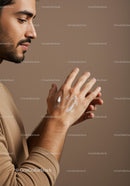 Close-up of Man Applying Hand Lotion for Skin Care