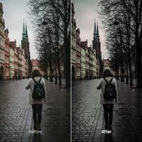 Cinematic Streets Rain 8 LUTs digital asset preview