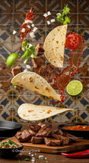 Grilled Beef Tacos with Fresh Lime and Cilantro