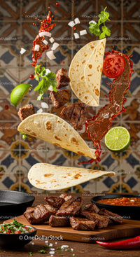 Grilled Beef Tacos with Fresh Lime and Cilantro