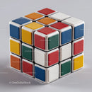 Colorful Rubik's Cube with Vibrant Red, Blue, Green, Yellow, and White Colors
