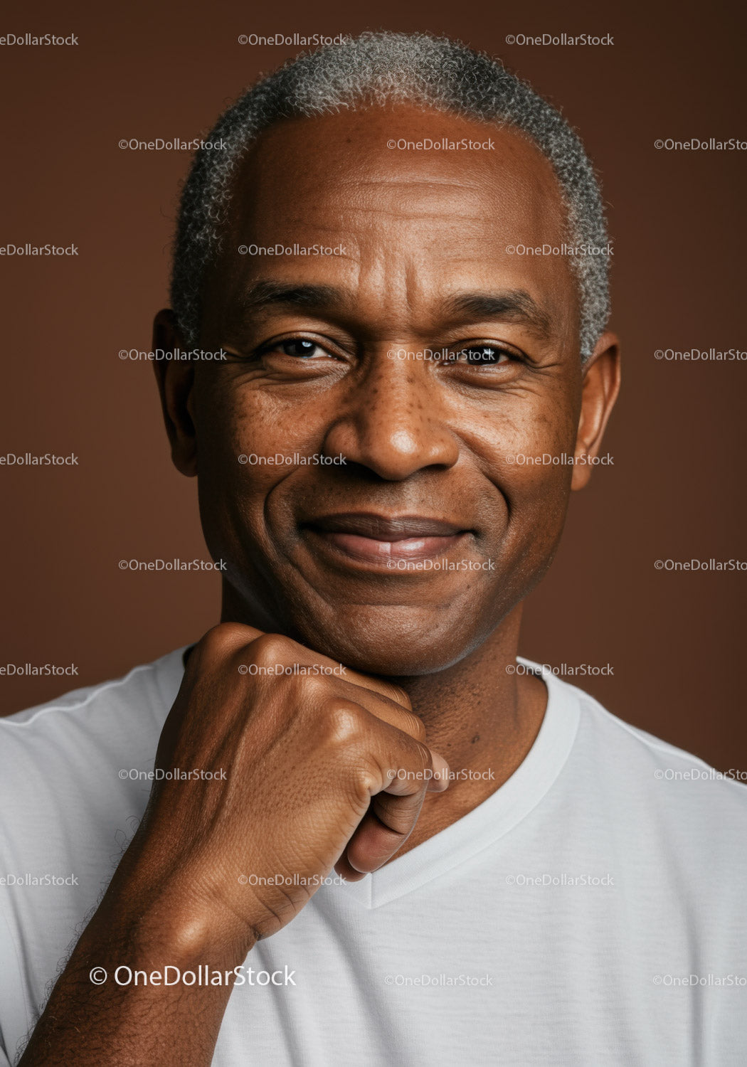 Confident Elderly Man Smiling Portrait for Business and Lifestyle
