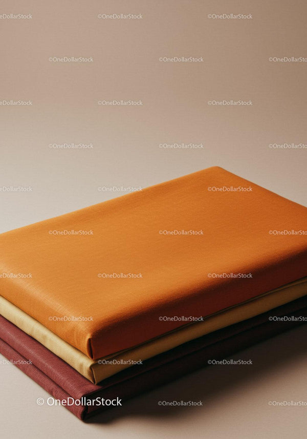 Stack of Colorful Leather and Fabric Textures for Creative Backgrounds