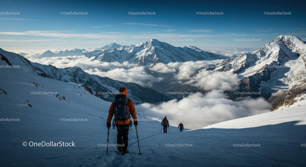 Snowy Mountain Trekking Adventure in the Himalayas