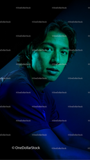 photo editing preview with Teal Smudges Photo Overlays
