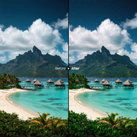 automotive photography edit with Holiday Postcard Lightroom presets
