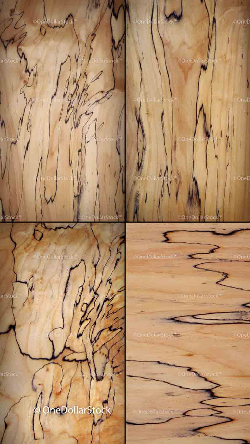Spalted Maple Wood Textures creative preview 4