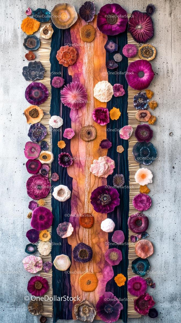 Vibrant Collection of Seashells and Coral for Coastal Decor