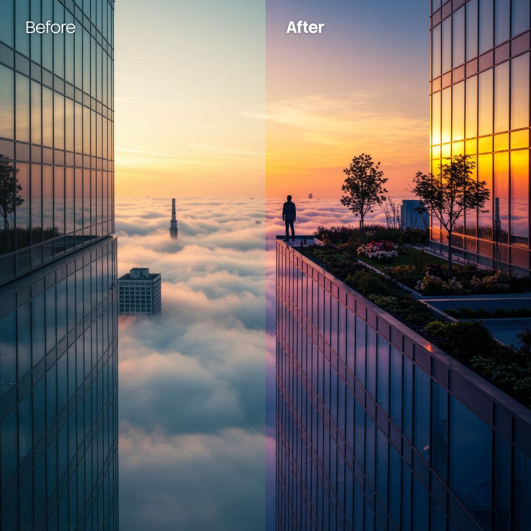 outdoor photography edit with Sunshine Lightroom presets