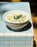 Chilled Cucumber Yogurt Soup with Fresh Dill