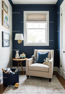 Cozy Nursery with Armchair and Plush Toys in Stylish Home Interior