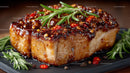 Juicy Grilled Steak with Rosemary and Red Chili Slices
