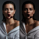 portrait photography edit with Dark Portraits Lightroom presets