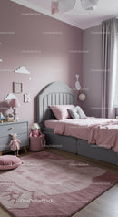 Cute Pink Bedroom with Toys and Cozy Decor for Kids Nursery