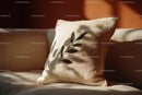 Botanical Leaf Pattern Cushion for Elegant Home Decor